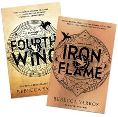 Special Combo :Iron Flame + Fourth Wings(Paperback, Rebecca Yorros)