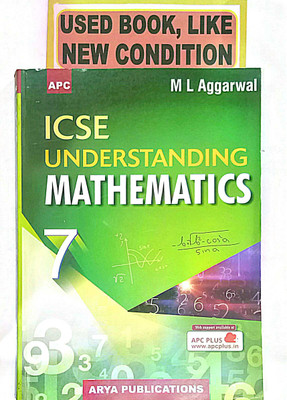 ICSE UNDERSTANDING MATHEMATICS Class-7 (Old Book)(Paperback, M.L. Aggarwal)