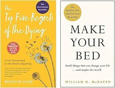 The Top Five Regrets Of The Dying: A Life Transformed By The Dearly Departed & Make Your Bed (2 Books)(Paperback, Combo)