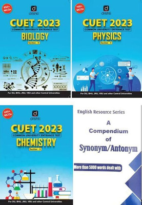 Drishti CUET Biology, Physics & Chemistry 2023 With Synonym/Antonym Book(Paperback, Drishti Team)