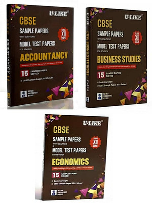 U Like Combo Class 12 Business Studies & Accountancy & Economics Sample Papers With Solutions & Model Test Papers For Revision Set Of 3 Books CBSE Examination 2026(Paperback, Best Book Publishing House) U Like Combo Class 12 Business Studies & Accountancy & Economics Sample Papers With Solutions & Model Test Papers For Revision Set Of 3 Books CBSE Examination 2026(Paperback, Best Book Publishing House)