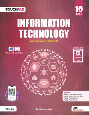 Touchpad Information Technology Skill Education, Code 402, Class 10 |(Paperback, Dr. Sanjay Jain)