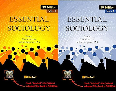 Essential Sociology 3rd ED (Two Volumes)(Paperback, IAS Nitin Sangwan, Seema, Shruti Jakhar .)