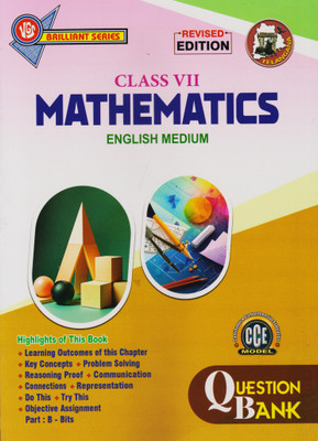 Telangana Class-VII Mathematics Question Bank I As Per Newly Revised Textbook I 2025 Revised Edition(Paperback, VGS Expert Team)