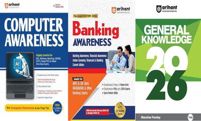 Banking Awareness + Computer Awareness + General Knowledge(Paperback, MANOHAR PANDEY)
