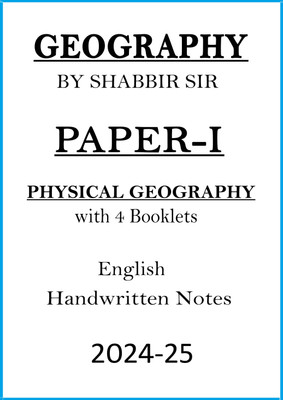 Shabbir Sir Physical Geography Optional Handwritten Notes Of Paper-I For UPSC Mains 2024-25(Paperback, Shabbir Sir)