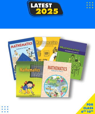 NCERT Mathematics Books Set Class 6 To 10 English Medium -Binded Books Hardcover, NCERT|New Latest Edition For 2025-2026(Hardcover, NCERT)
