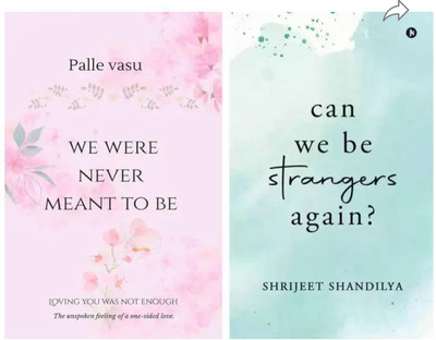 AnushkaBooks--
we Were Never Meant To Be + Can We Be Strangers Again ( English, Pack 2 )(Paperback, palle vasu, Shrijeet Shandilya)