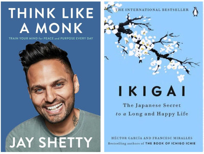 Think Like A Monk & IKIGAI The Japanese Secret Combo Book Set English(Paperback, Jay Shetty, Héctor García & Francesc Miralles)