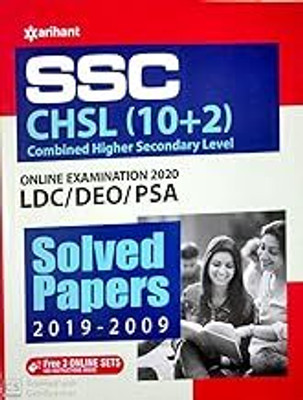 SSC CHSL (10+2) Solved Papers Combined Higher Secondary 2020 (Old Edition)(Paperback, EXPERTS)