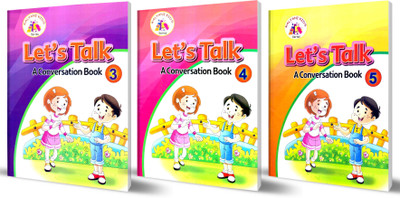 Combo 3 Book Of Let's Talk A Book Of Conversation Part 3, 4 & 5(Paperback, Kalyani Publisher)