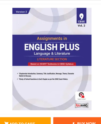 Assignment In English Plus Language & Literature [Pullout Worksheets] Version 2 Class 9 Vol II (Paperback, Full Marks Publisher)(Paperback, Full Marks Publisher)