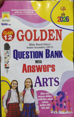 Shashi Brother Golden 2026 Question Bank With Answers ARTS Arts Class 12 Hindi Medium(Paperback, Hindi, Kundan ji)
