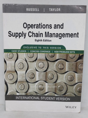Operations And Supply Chain Management 8 Edition Wiley(Paperback, unknown)