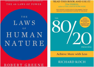 The Laws Of Human Nature +THE 80/20 PRINCIPLE (Paperback, Robert Greene(Paper bags, Robert Greene)
