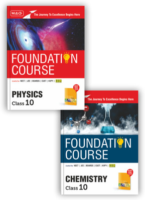 MTG IIT Foundation Class 10 Physics & Chemistry (Edition 2025) (Set Of 2 Books) - Useful For NEET, NSO Olympiad, CUET, KVPY & Boards Exam | Based On NCERT Latest Pattern(Paperback, MTG Editorial Board)
