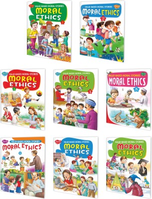 Value-Based Moral Stories Moral Ethics Complete Combo | Pack Of 8 Educational Books(Paperback, Sawan)