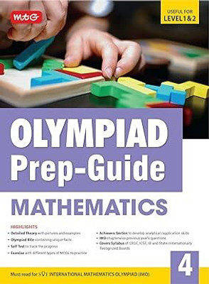 MTG Olympiad Prep-Guide Class 4 Mathematics (IMO) - Detailed Theory, Self Test With IMO Chapterwise Previous Year Question Paper For SOF 2024-25 Exam (Paperback, MTG Editorial Board)(Paperbook, MTG Editorial Board) MTG Olympiad Prep-Guide Class 4 Mathematics (IMO) - Detailed Theory, Self Test With IMO Chapterwise Previous Year Question Paper For SOF 2024-25 Exam (Paperback, MTG Editorial Board)(Paperbook, MTG Editorial Board)