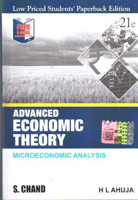 Advanced Economic Theory Microeconomic Analysis 21st Edition By H.l. Ahuja(Paperback, H.L. AHUJA)