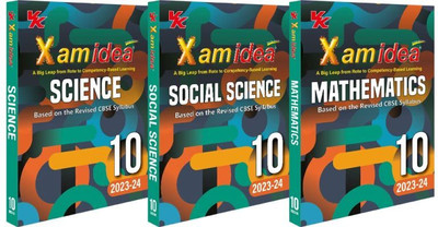 Xam Idea Bundle Set Of 3 (Science, Social Science & Mathematics) Class 10 Book | CBSE | Chapterwise Question Bank | Based On Revised CBSE Syllabus | NCERT Questions Include | Exam(Paperback, Xamidea Editorial Board)