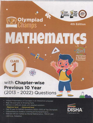 Olympiad Champs Mathematics, With Chapter-Wise Previous 10 Year 
(2013-2022) Questions, Class-1(Paperback, EXPERT TEAM)