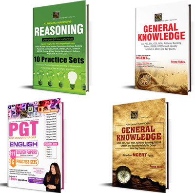 UPSESSB PGT English Solved Papers & Practice Sets Combo With General Knowledge And Reasoning(Paperback, SD PUBLICATION)