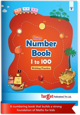 Blossom Number Writing Book For Kids 1 To 100 | 6 To 8 Year Old | Practice Numbers And Learn Number Names With Pictures | Includes Fun Activities For Primary Children | 54 Practice Boxes For Each Number(Paperback, Content Team at Target Publications)