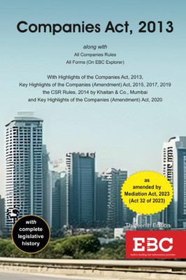 Companies Act, 2013 (Large)
Bare Act , 2024(Paperback, Eastern Book Company)