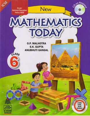 S. Chand New Mathematics Today For ICSE Class - 6(Paperback, S.K. GUPTA, O.P. Malhotra)