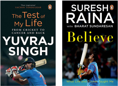 Believe : What Life And Cricket Taught Me & The Test Of My Life (Set Of 2 Books)(Paperback, RAINA, SURESH)