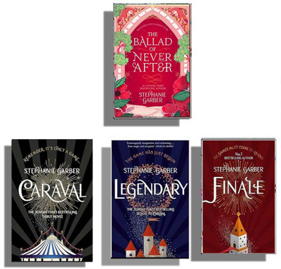 AnushkaBooks Combo:- Must Read Stephanie Garber 4 Books Combo Caraval + FINALE + LEGENDARY + The Ballad Of Never After ( English ) Bestselling(Paperback, Stephanie Garber)