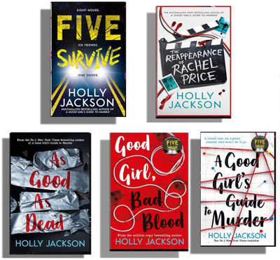 AnushkaBooks Combo :- 5 Books Set Of Holly Jackson Five Surviver + The Reappearance Of Rachel Price + As Good As Dead + Good Girl Bad Blood + A Good Girl Guide To Murder ( English )(Paperback, Holly Jackson)