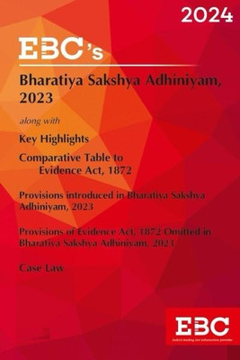 Bharatiya Sakshya Adhiniyam, 2023( English ) Bare Act(Paperback, Eastern Book Company)