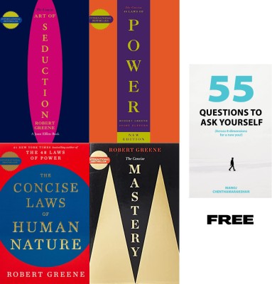 The Concise Art Of Seduction, The Concise 48 Laws Of Power, The Concise Laws Of Human Nature, The Concise Mastery(Paperback, Robert Greene, A. Joost Elffers and Robert Greene)