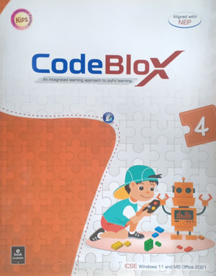Code Blox ICSE Class 4(Pepper back, Kips learning)