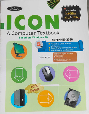 Rohan, Icon A Computer Textbook Class 5(Paperback, Pooja Verma)