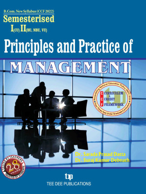 Principles And Practice Of Management - First Semester According To Curriculum And Credit Framework 2022 Under National Education Policy 2020 Four Year Undergraduate Program (English Version)(Paperback, Dr. Sarada Prasad Datta, Dr. Suraj Kumar Debnath) Principles And Practice Of Management - First Semester According To Curriculum And Credit Framework 2022 Under National Education Policy 2020 Four Year Undergraduate Program (English Version)(Paperback, Dr. Sarada Prasad Datta, Dr. Suraj Kumar Debnath)
