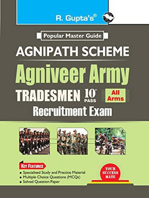 R-Gupta's Agnipath Scheme Agniveer Army Trademen 10th Pass Recruitment Exam(paperpack, R. Gupta's)