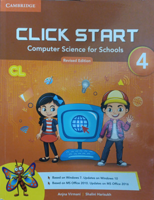 Click Start Computer Science For Schools Revised Edition Class 4(Pepper back, Anjna virmani)