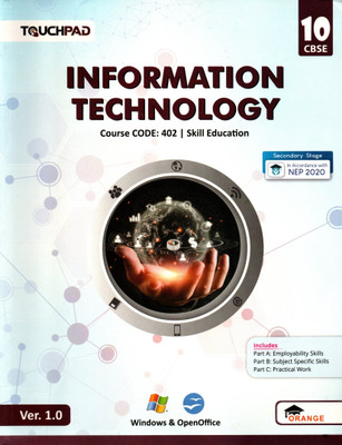 Touchpad Information Technology Course Code: 402 Skill Education Cbse Class - 10(Paperback, ORANGE TEAM)