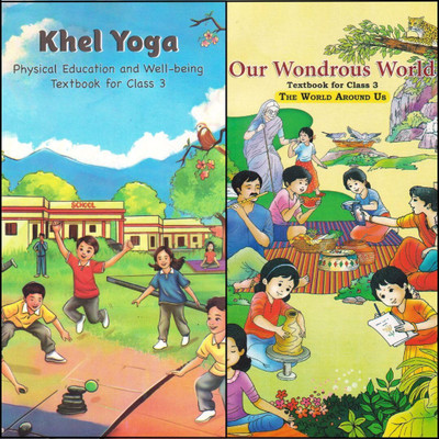 NCERT Class 3 Khel Yoga & Our Wondrous World Textbooks | Updated 2024-25 Edition | Pack Of 2 Books (Physical Education & Environmental Studies(Paperback, NCERT)