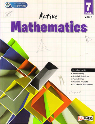 Active Mathematics For ICSE Class - 7 Ver. 2(Paperback, DK Bhattacharya)