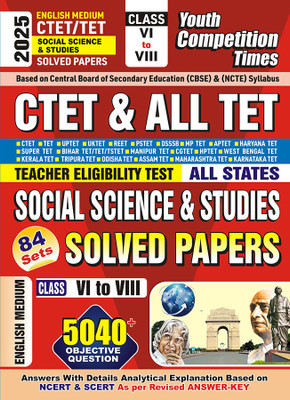2024-25 CTET/TET Class VI To VIII Social Science & Studies Solved Papers 616 1195 E(Paperback, YCT EXPERT TEAM)