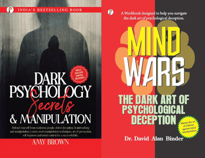 MIND WARS : The Dark Art Of Psychological Deception+Dark Psychology Secrets & Manipulation(Hardcover, David Alan Binder & Amy Brown)