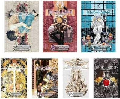Death Note,Vol. 7 & Vol. 8 & Vol. 9 & Vol. 10 & Vol. 11 & Vol. 12 & Vol. 13 (Manga) (7 Books Set)(Paperback, Ohba Tsugumi)