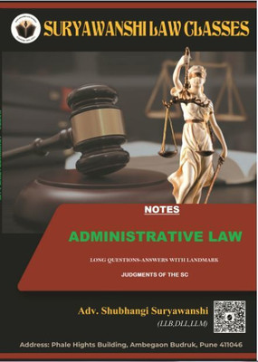 Administrative Law(Perfect Binding, Adv. Shubhangi Suryawanshi)