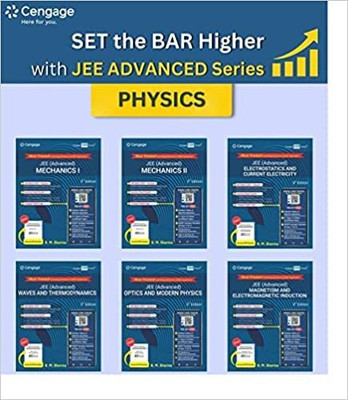 CENGAGE COMBO BOOKS Jee Advanced Physics Combo Sets Of 6 Books Mechanics I + Mechanics II + Magnetism & Electromagnetic + Electrostatics & Current Electricity + Optics + Waves NEW EDITION 2023-24(Paperback, B M SHARMA) CENGAGE COMBO BOOKS Jee Advanced Physics Combo Sets Of 6 Books Mechanics I + Mechanics II + Magnetism & Electromagnetic + Electrostatics & Current Electricity + Optics + Waves NEW EDITION 2023-24(Paperback, B M SHARMA)