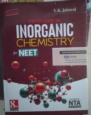 5th Edition - Problems In Inorganic Chemistry For NEET(Paperback, bala ji)