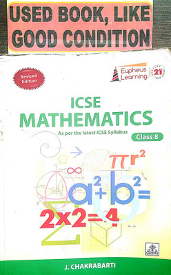 ICSE Mathematics Class-8 (Old Book)(Paperback, J. Chakrabarti)