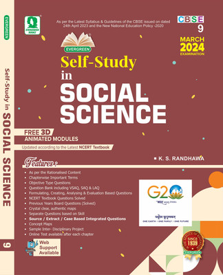 Evergreen Self Study In Social Science: For 2024 Examinations (Class 9) Paperback – 1 January 2023(Paperback, K.S.RANDHAWA)